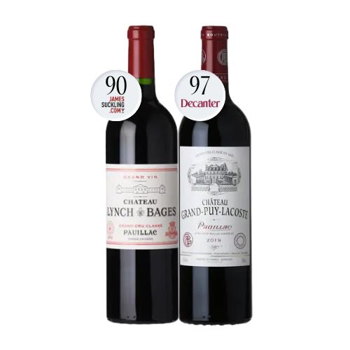 Bundle - 2019 Chateau Grand-Puy-Lacoste - 2017 Chateau Lynch Bages